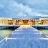 Luxury Maldives overwater villa at tropical island resort
