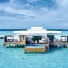 Luxury Maldives overwater villa at tropical island resort