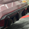 BMW M4 Competition exhaust system and tailpipes